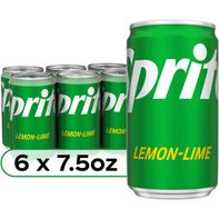 Sprite Lemon Lime Mini Cans 7.5