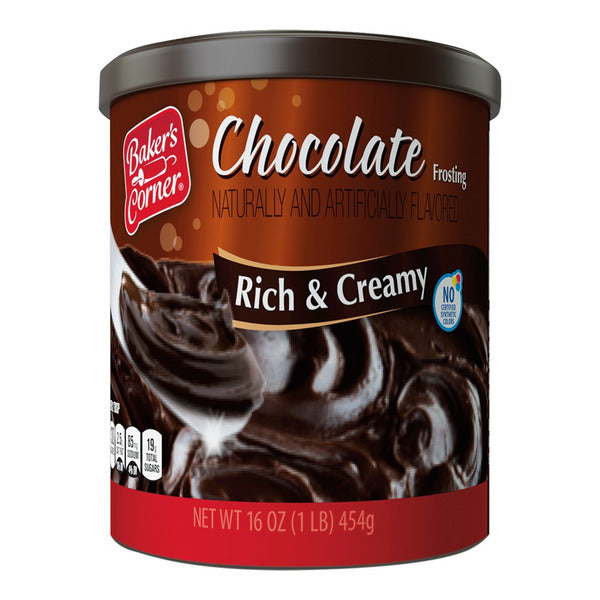 Baker's Corner Chocolate Frosting 16 oz