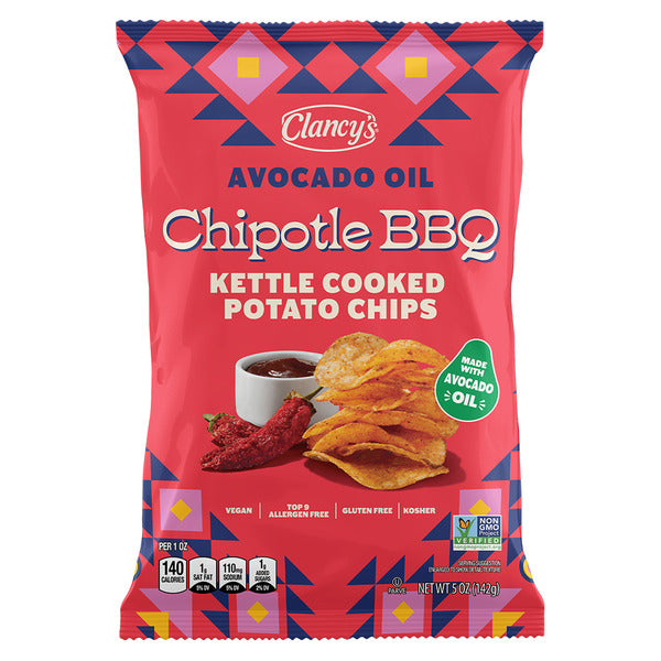 Clancy's Chipotle BBQ Kettle Cooked Potato Chips 5 oz
