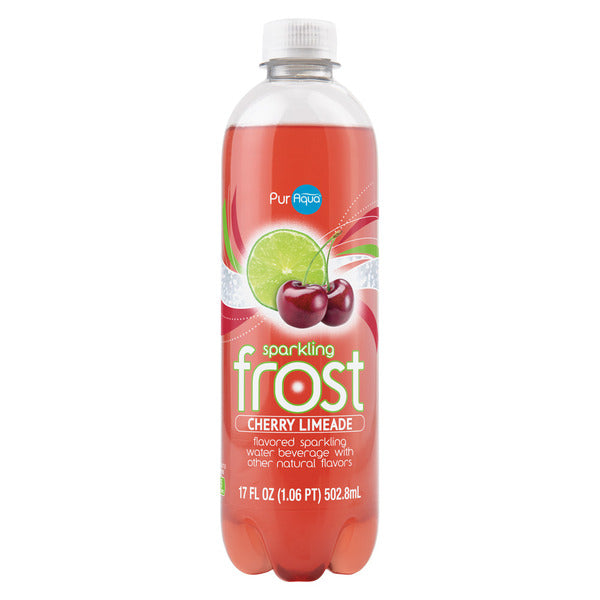 Puraqua Cherry Limeade Sparkling Frost Water 17 fl oz