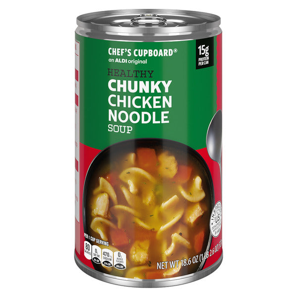 Chef's Cupboard Healthy Chunky Chicken Noodle Soup 18.6 oz