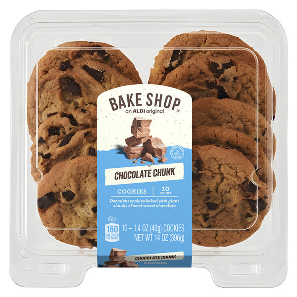 Bake Shop Chocolate Chunk Cookies - 10 Count 14 oz