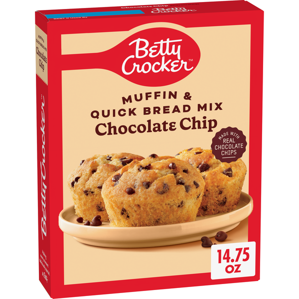 Betty Crocker Chocolate Chip Muffin & Quick Bread Mix 14.75 oz