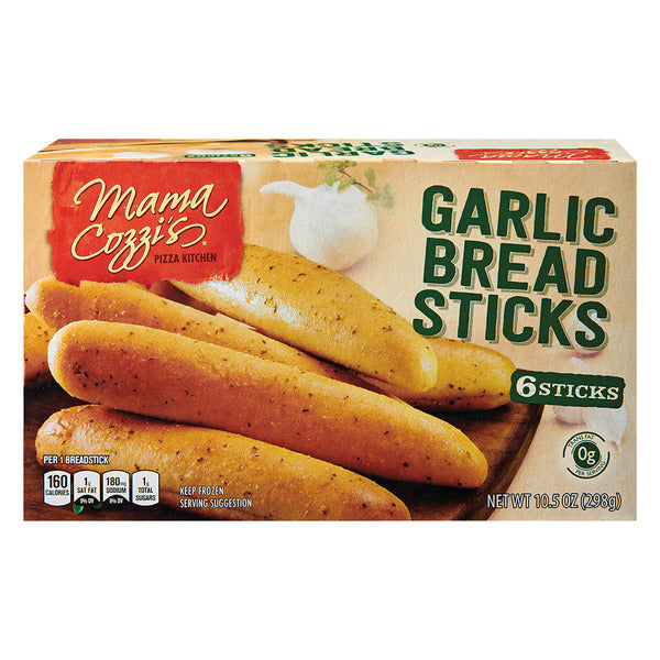 Mama Cozzi's Pizza Kitchen Garlic Breadsticks - 6 count 10.5 oz