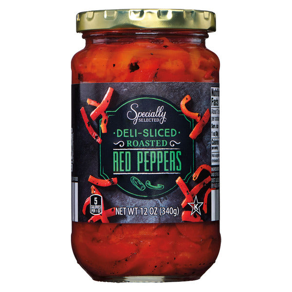 Specially Selected Deli-Sliced Roasted Red Peppers 12 oz