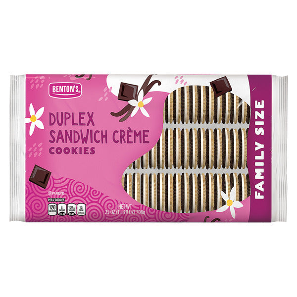 Benton's Family Size Duplex Sandwich Crème Cookies 25 oz