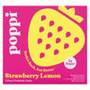 Poppi Strawberry Lemon Prebiotic Soda, 4 Pack 12