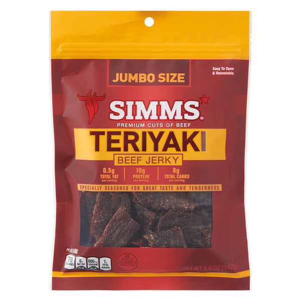 Simms Teriyaki Beef Jerky 5 oz