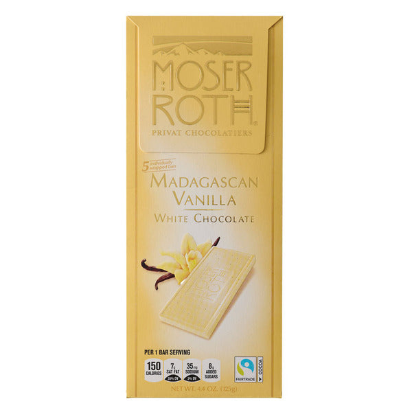 Moser Roth Madagascan Vanilla White Chocolate 4.4 oz