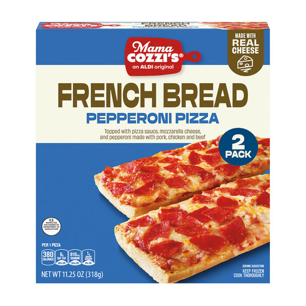 Mama Cozzi's Pizza Kitchen French Bread Pepperoni Pizza - 2 Pack 11.25 oz