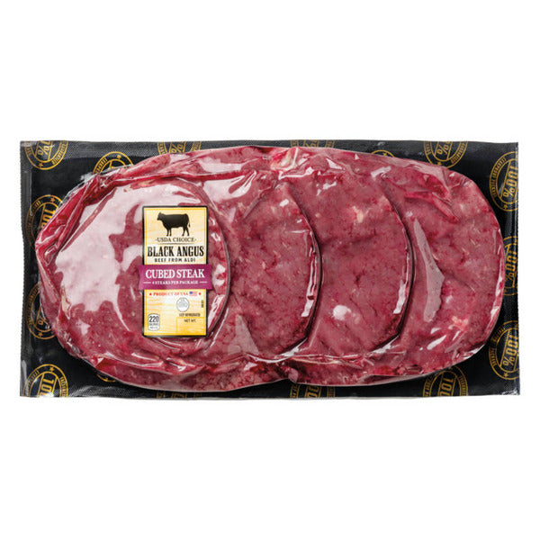 USDA Choice Black Angus Cubed Steak, 1.4 lb