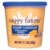 Happy Farms Sharp Cheddar Spreadable Cheese Cup 11.7 oz