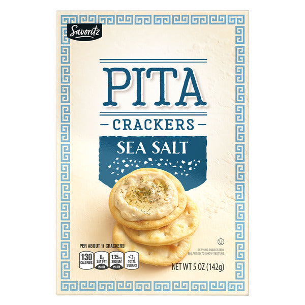 Savoritz Sea Salt Pita Crackers 5 oz
