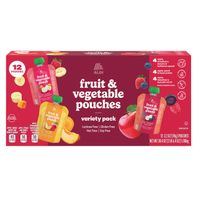 Aldi Fruit & Vegetable Pouches - 12 Pouches 38.4 oz