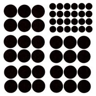 Workzone Black Felt Pads 1 each
