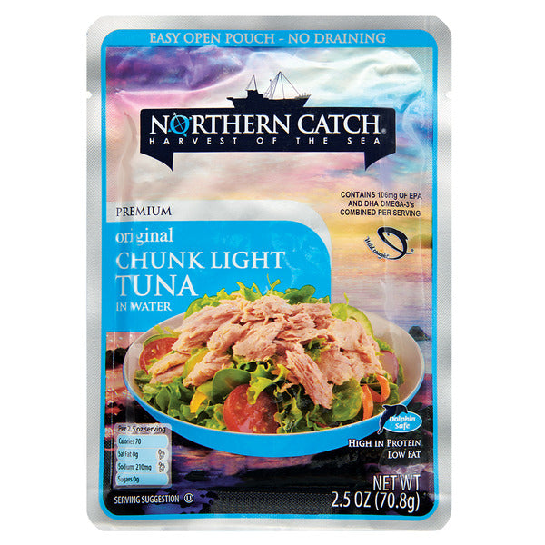 Northern Catch Original Chunk Light Tuna in Water Pouch 2.5 oz