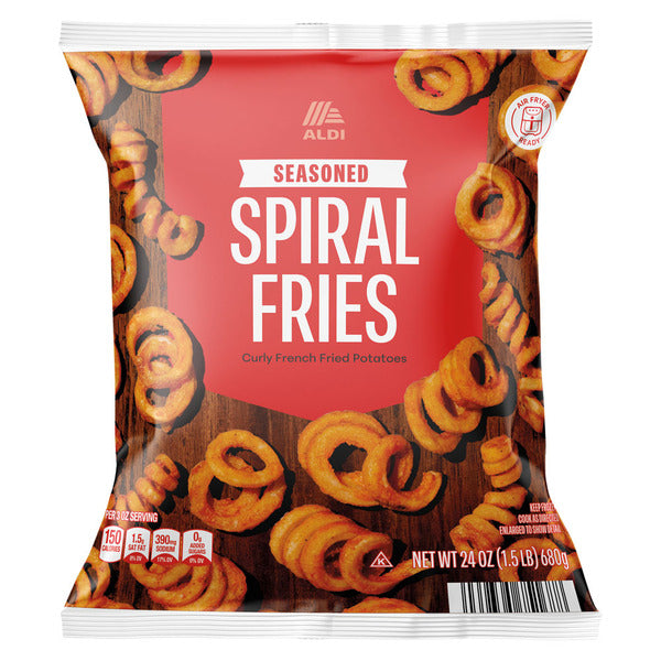 Season's Choice Seasoned Spiral Fries 24 oz