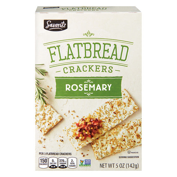 Savoritz Rosemary Flatbread Cracker 5 oz