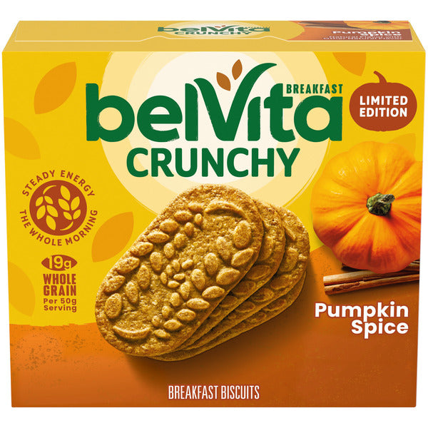 Nabisco belVita Pumpkin Spice Crunchy Breakfast Biscuits - 5 Pack 1.76 oz