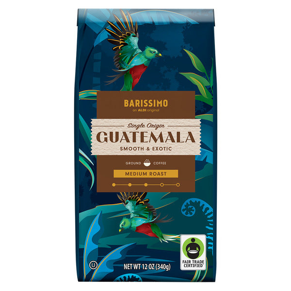 Barissimo Guatemala Medium Roast Ground Coffee 12 oz