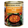 Deutsche Kuche Lentil Vegetable Soup 28 oz