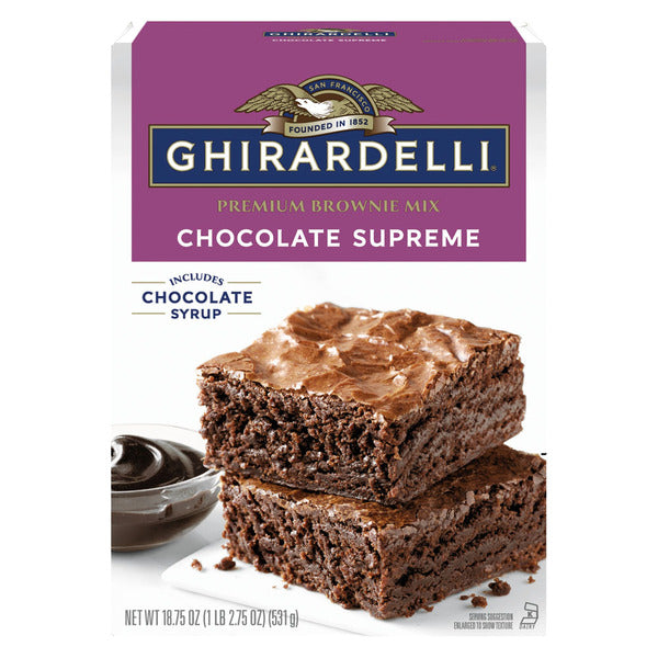 Ghirardelli Chocolate Supreme Brownie Mix 18.75 oz