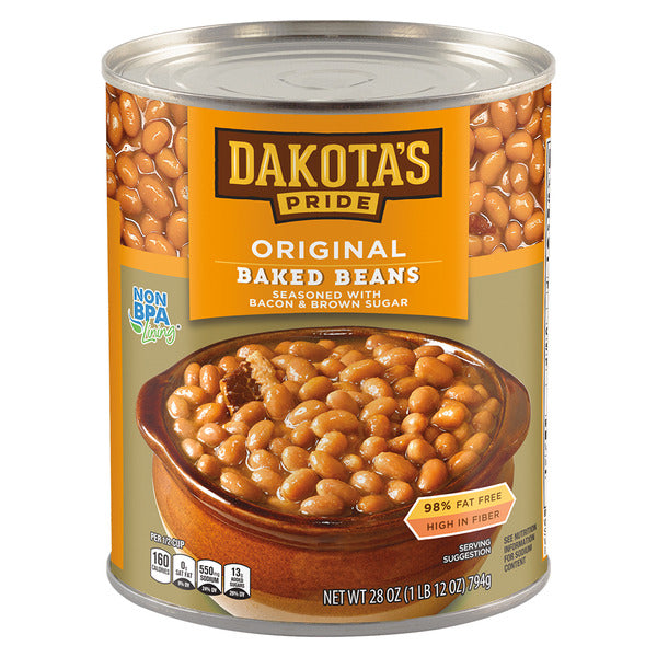 Dakota's Pride Original Baked Beans with Bacon & Brown Sugar 28 oz