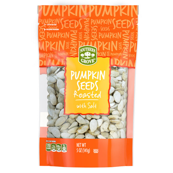 Southern Grove Roasted Pumpkin Seeds with Salt Southern Grove Roasted Pumpkin Seeds with Salt 6 oz
