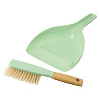 Easy Home Sage Green Premium Dustpan and Brush Set Easy Home Sage Green Premium Dustpan and Brush Set 1 each