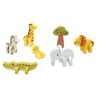 Little Town Safari Wooden Puzzle 1 each