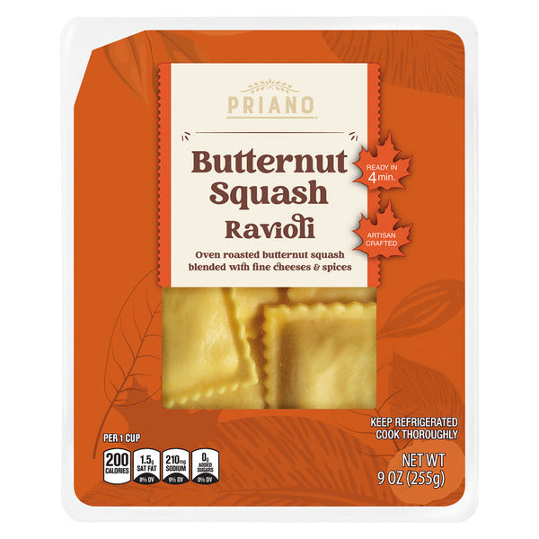 Priano Butternt/Pumpkin Ravioli, Butternut Sqsh 9 oz