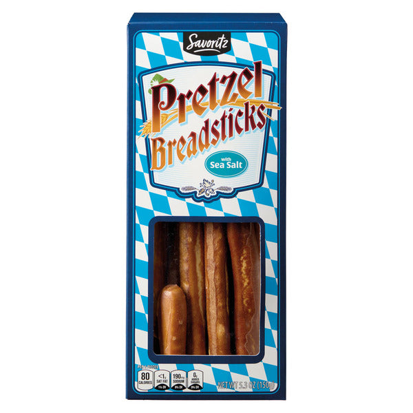 Savoritz Pretzel Breadsticks, Classic 5.3 oz