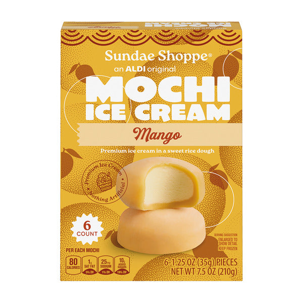 Sundae Shoppe Mango Mochi Ice Cream 7.5 oz