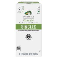Park Street Deli Classic Single Guacamole - 6 Mini Cups 2 oz