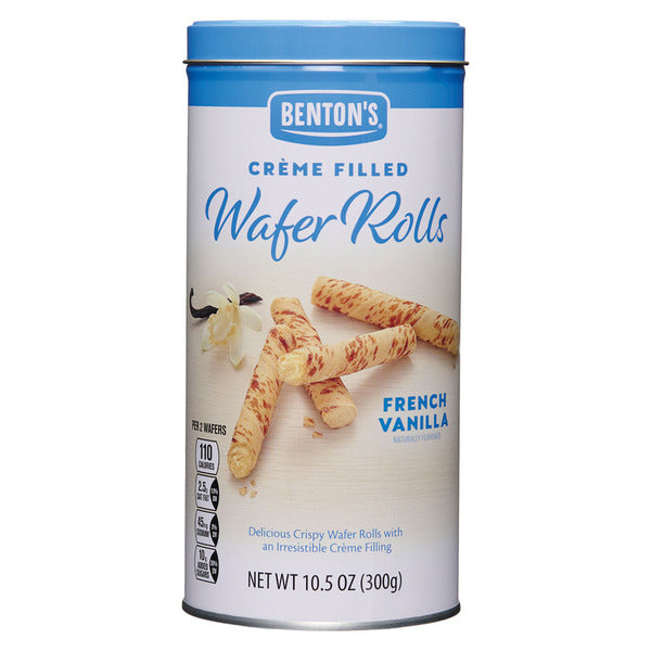 Benton's French Vanilla Crème Filled Wafer Rolls 10.5 oz