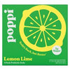 Poppi Lemon Lime Prebiotic Soda, 4 Pack 12