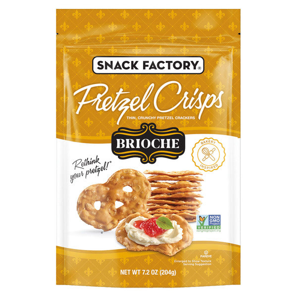 Snack Factory Pretzel Slims - Brioche or Rye, Brioche 7.2 oz