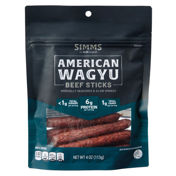 Simms American Wagyu Beef Sticks 4 oz