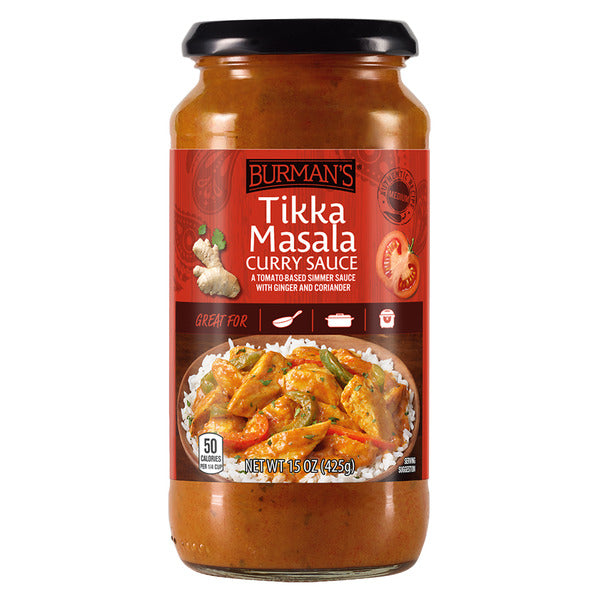 Burman's Tikka Masala Curry Sauce 15 oz