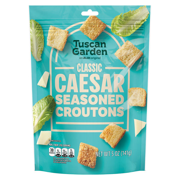 Tuscan Garden Classic Caesar Seasoned Croutons 5 oz