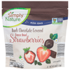 Simply Nature Dark Chocolate Covered Freeze Dried Strawberries 4 oz