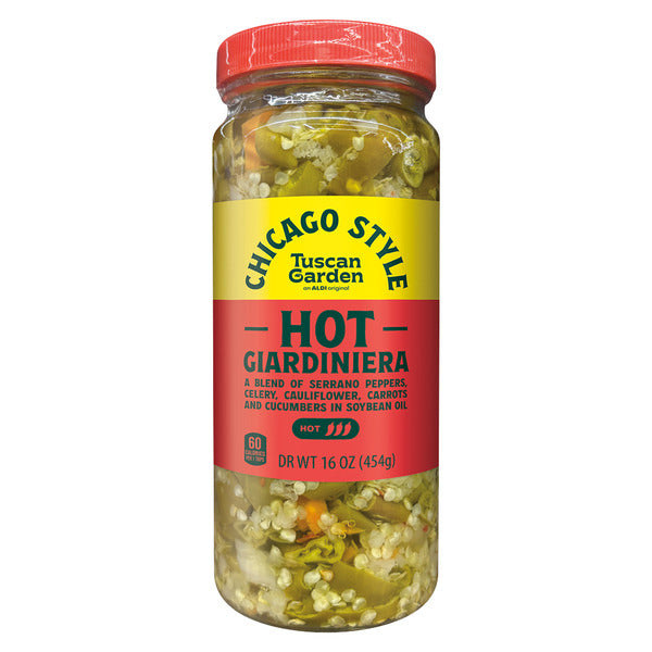 Tuscan Garden Giardiniera, Hot 16 fl oz