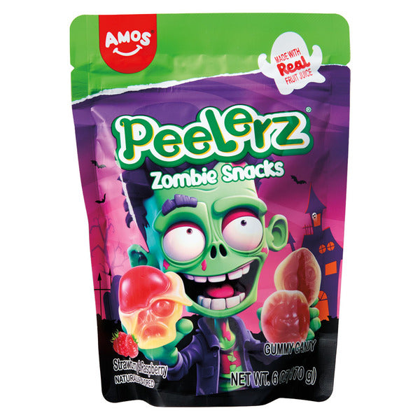 Amos Peelerz Zombie Snacks Gummy Candy 5.984 oz