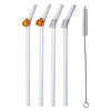 The Halloween Collection Glass Pumpkin/Ghost Straws - 4pk 1 each