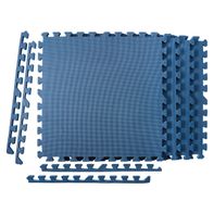 Easy Home Blue Interlocking Floor Tiles 1 each