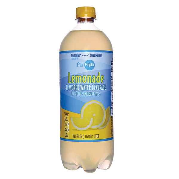 Puraqua Lemonade Flavored Water 33.8 fl oz