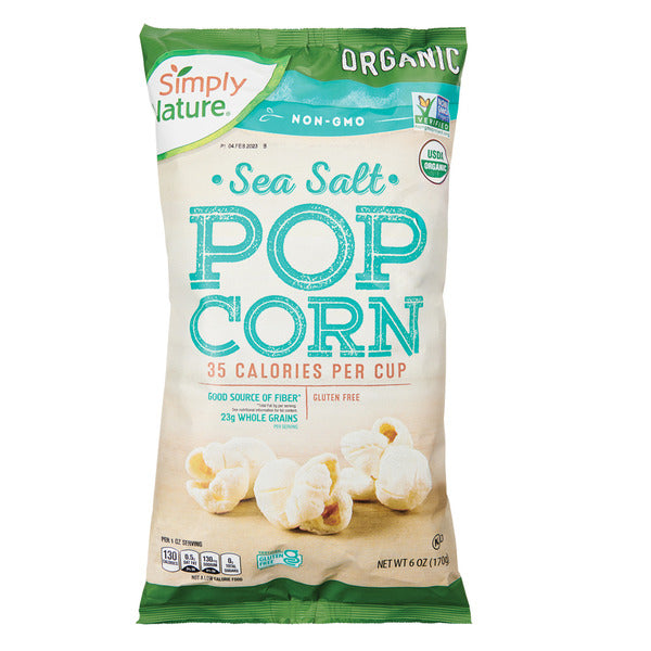 Simply Nature Sea Salt Popcorn 6 oz