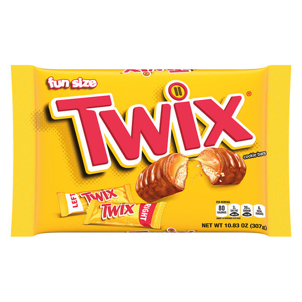 Mars Fun Size Twix Cookie Bars 10.85 oz