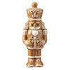 Merry Moments Ceramic Gingerbread Nutcracker with Gift 1 each