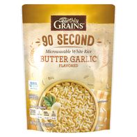 Earthly Grains Butter Garlic 90 Second Microwavable White Rice 8.8 oz